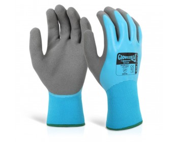 Large Glovezilla Latex Coated Water Resistant Gloves